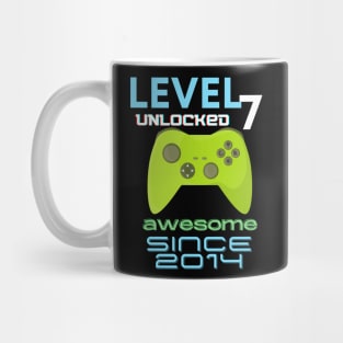 Level 7 Unlocked Awesome 2014 Video Gamer Mug